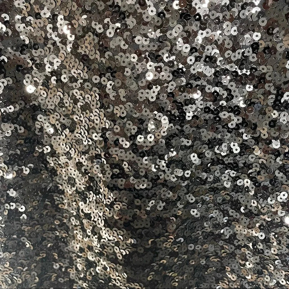 BB Dakota Little Black Sequin Bodycon Mini Dress Size XS - Picture 5 of 8